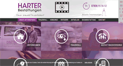 Desktop Screenshot of harter-bestattungen.de